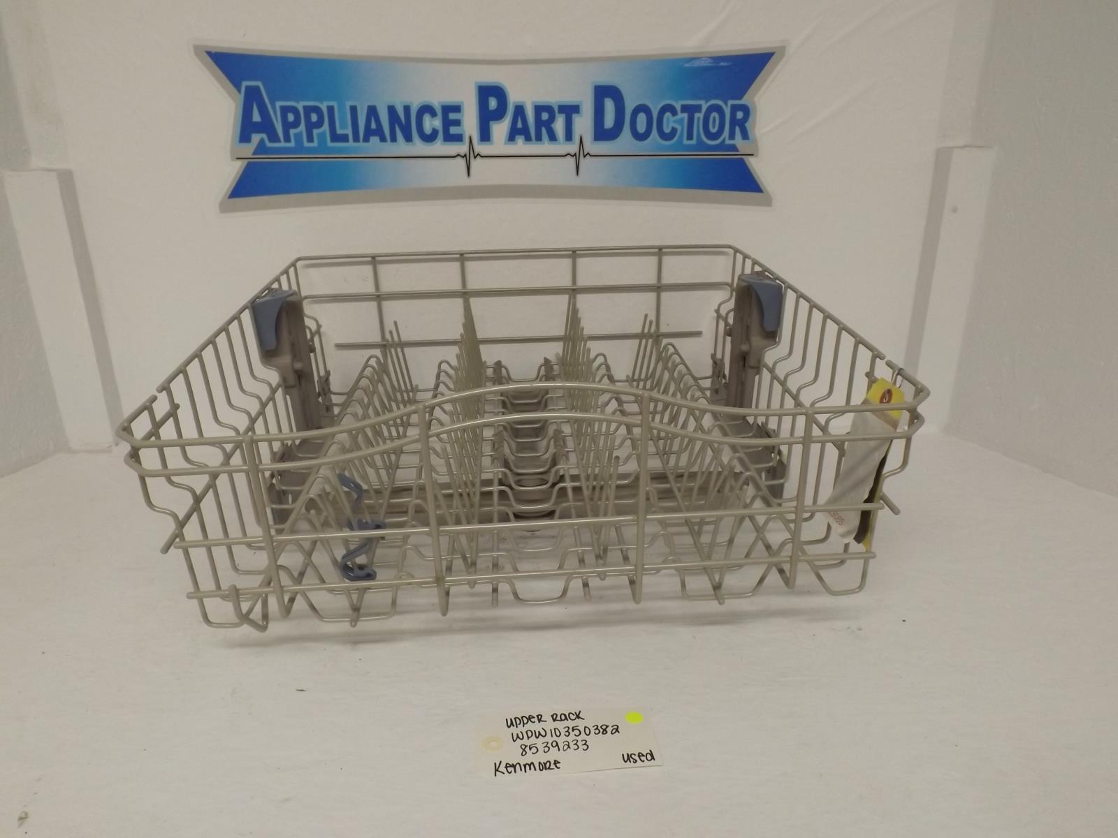 Kenmore Dishwasher WPW10350382 8539233 Upper Rack Used Kenmore Dishwasher WPW10350382 8539233 Upper Rack Used